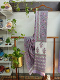 Block Print Cotton Saree