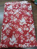 Handblock print red