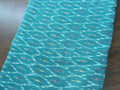 Handloom ikat Fabric sea blue