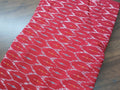 Handloom Ikat fabric red