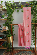 Saree Mul-Baumwolle + Lotus-Pailletten