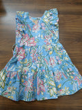 Gril dress frill on the top