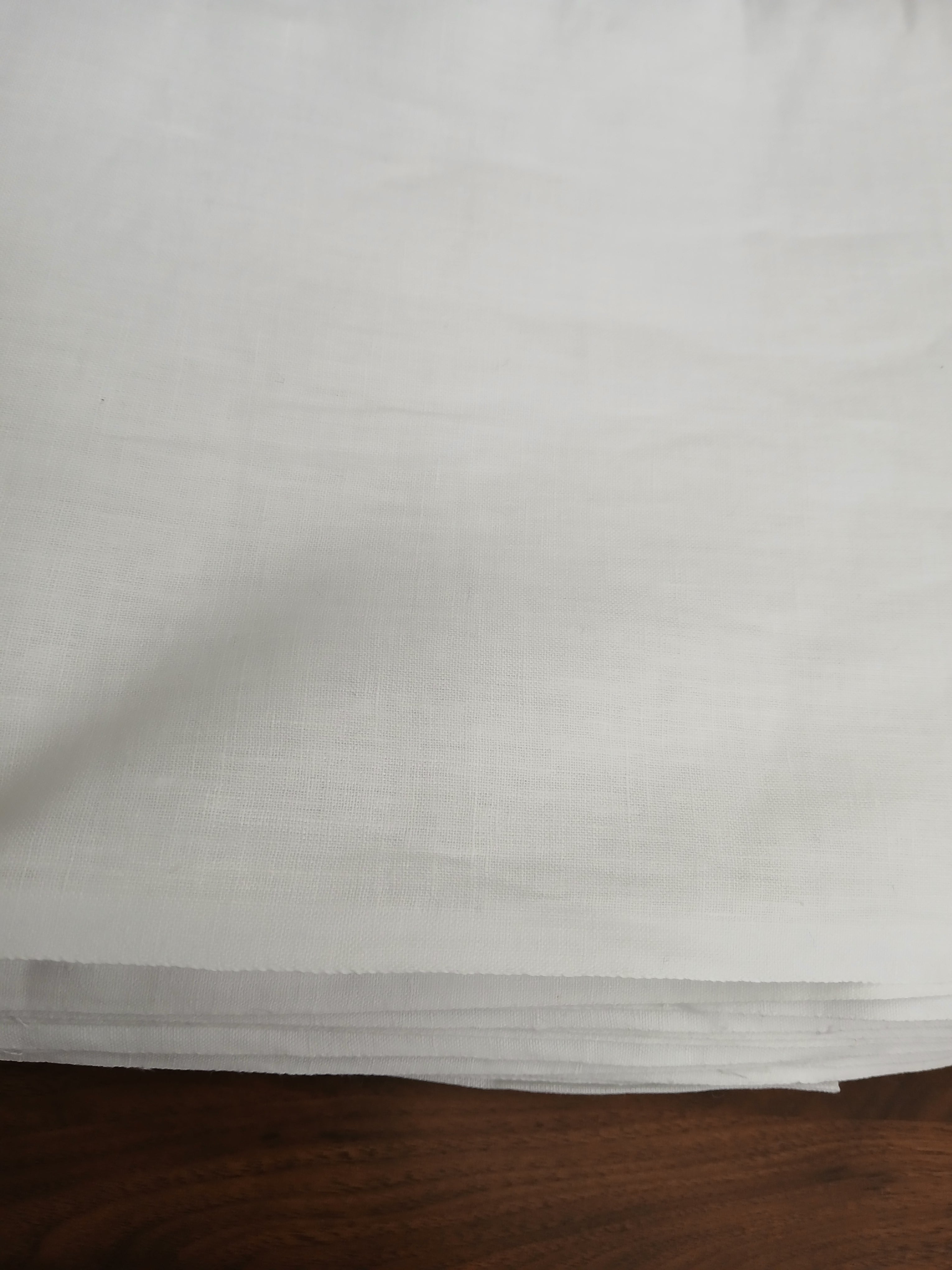 Linen Handloom Pure White