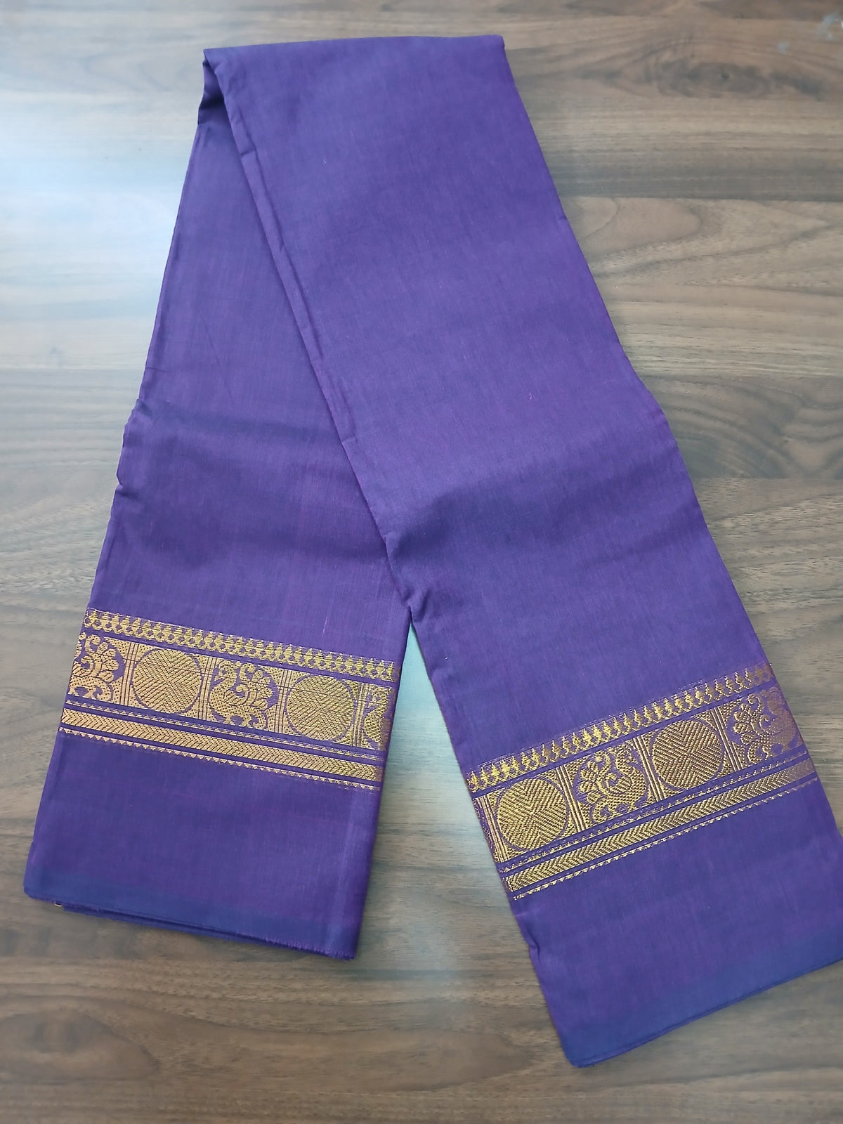 Saree, handgewebt, mit Borten