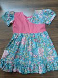 Dress Girl half top color