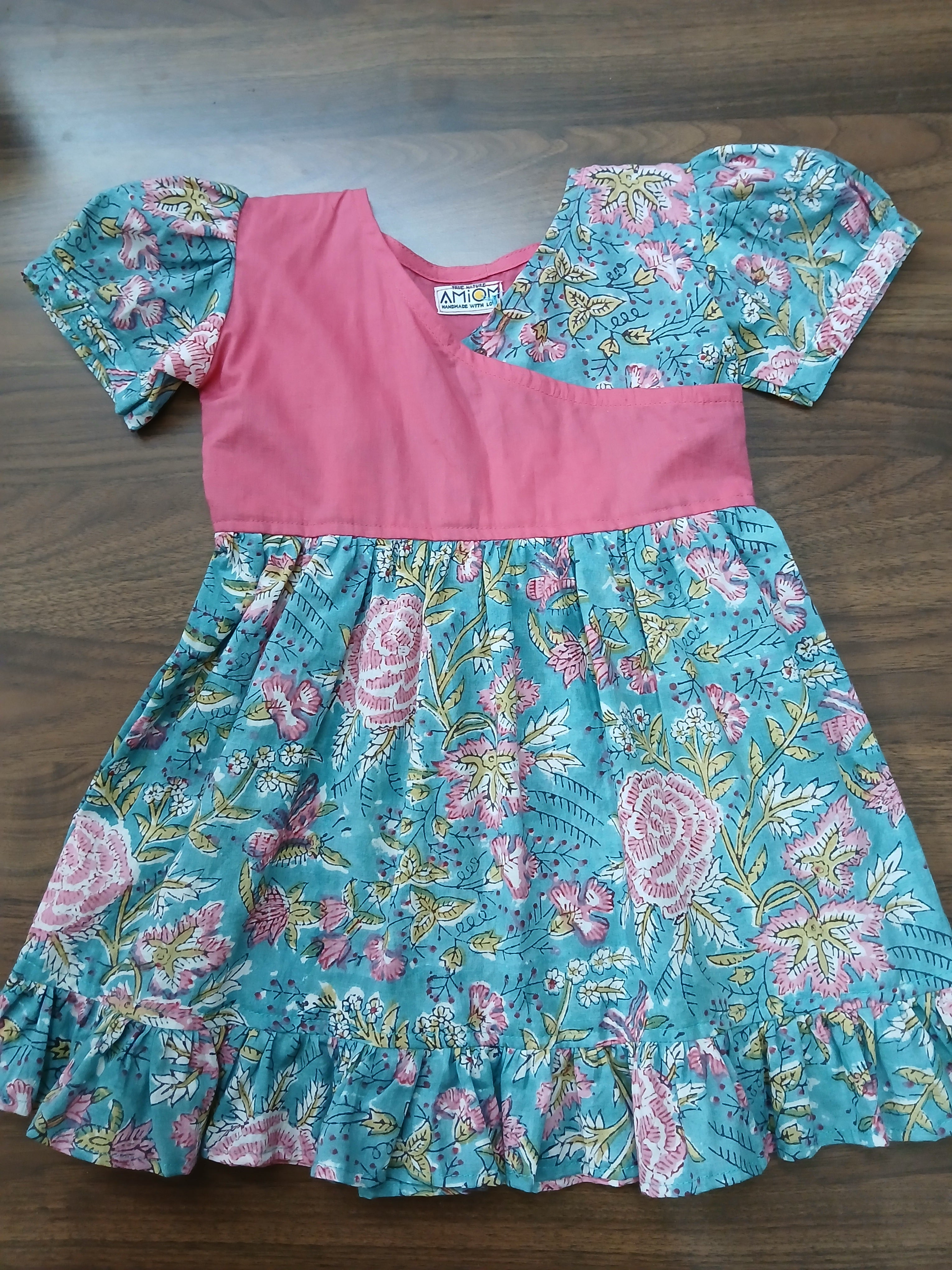 Dress Girl half top color