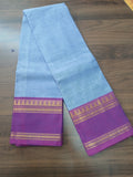 Sari tissé à la main avec bordures